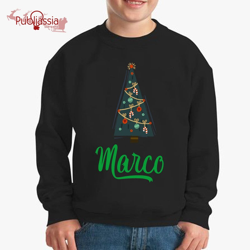 Felpa Natale Personalizzata Con Nome