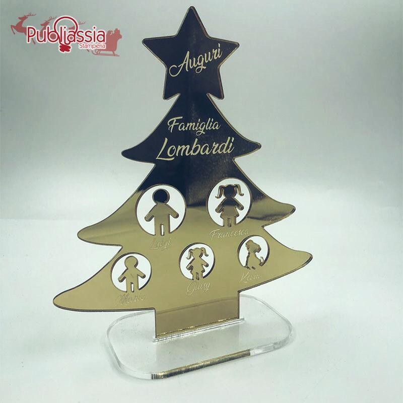 Albero di Natale in Plexiglass Personalizzato