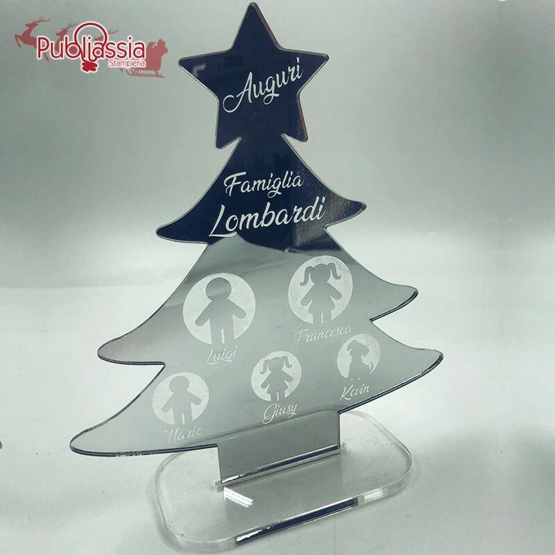 Albero di Natale in Plexiglass Personalizzato