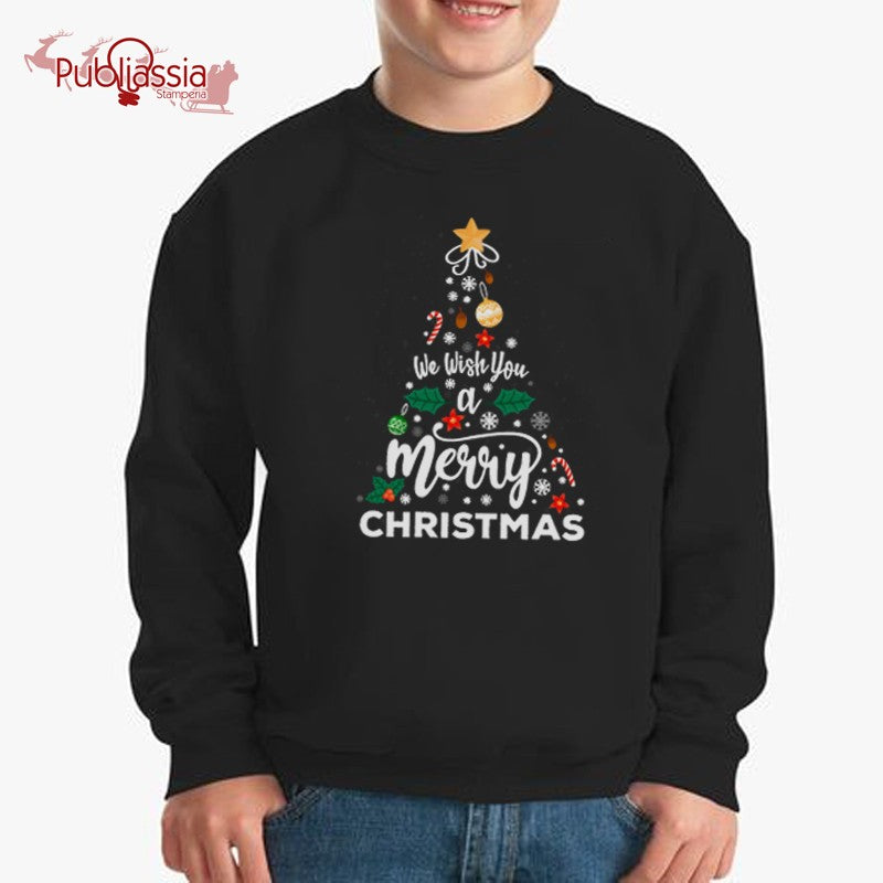 Merry Christmas - Felpa Natale Bambino