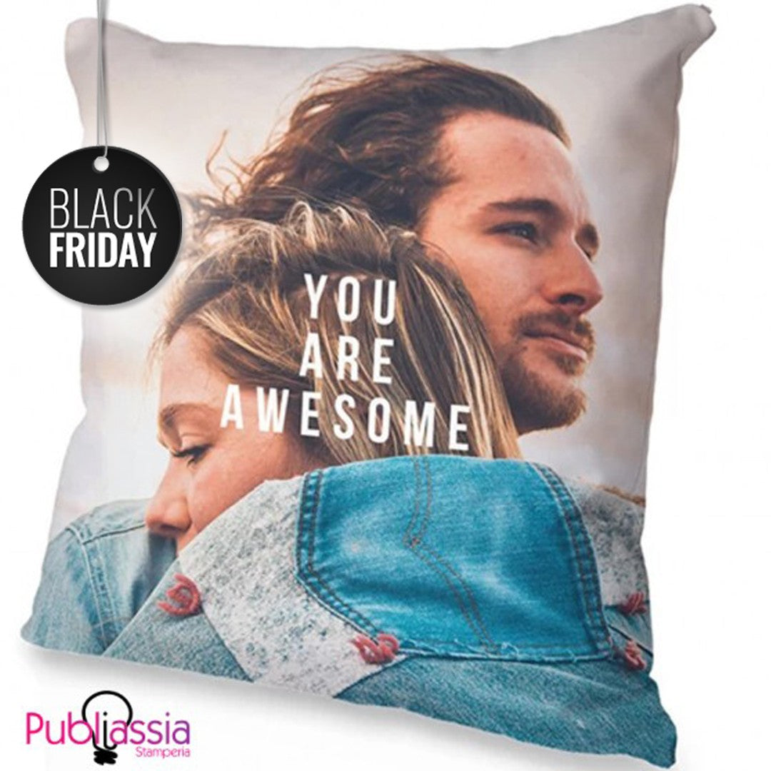 Cuscino Personalizzato Con Foto e Frase