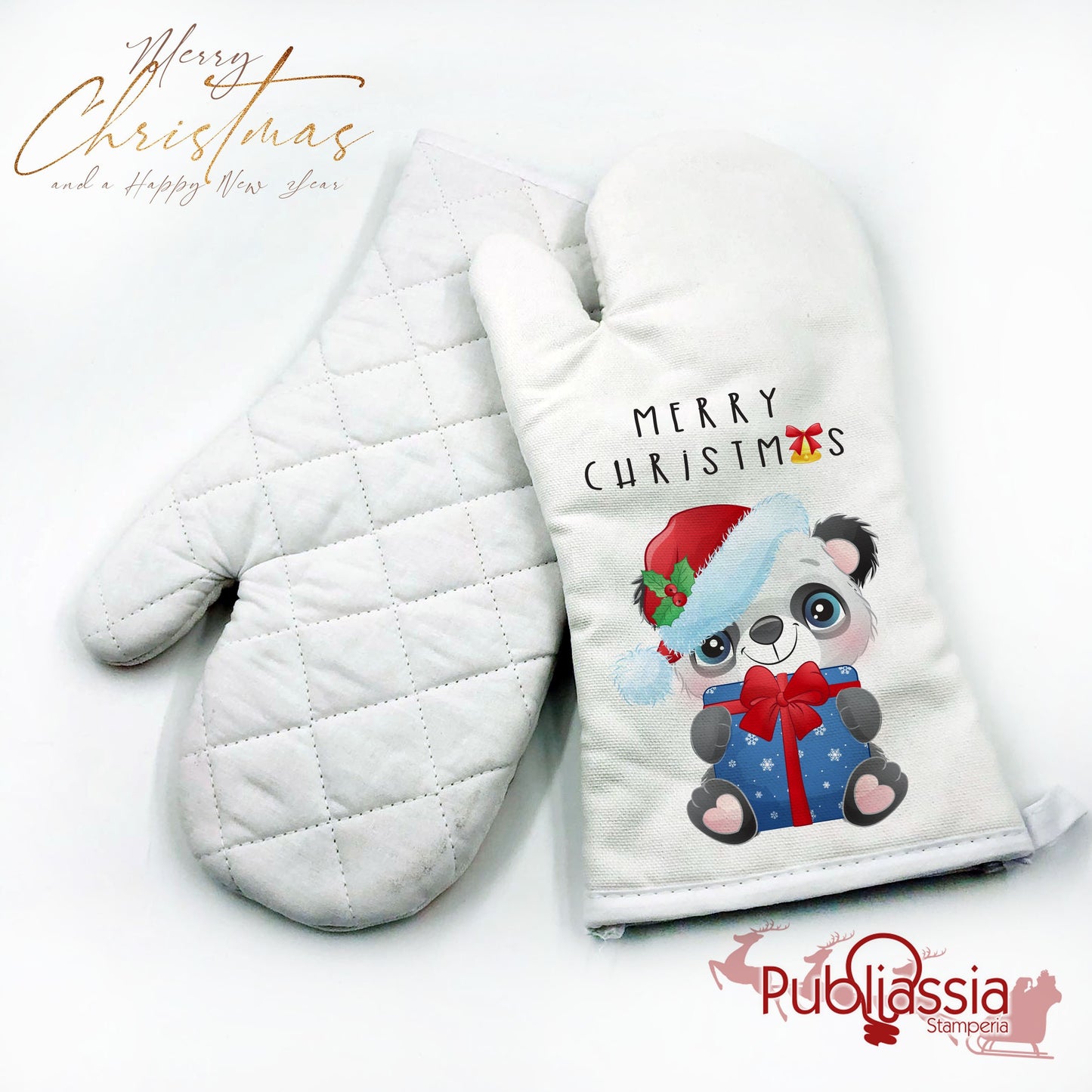 Christmas - Guanto da cucina natalizio