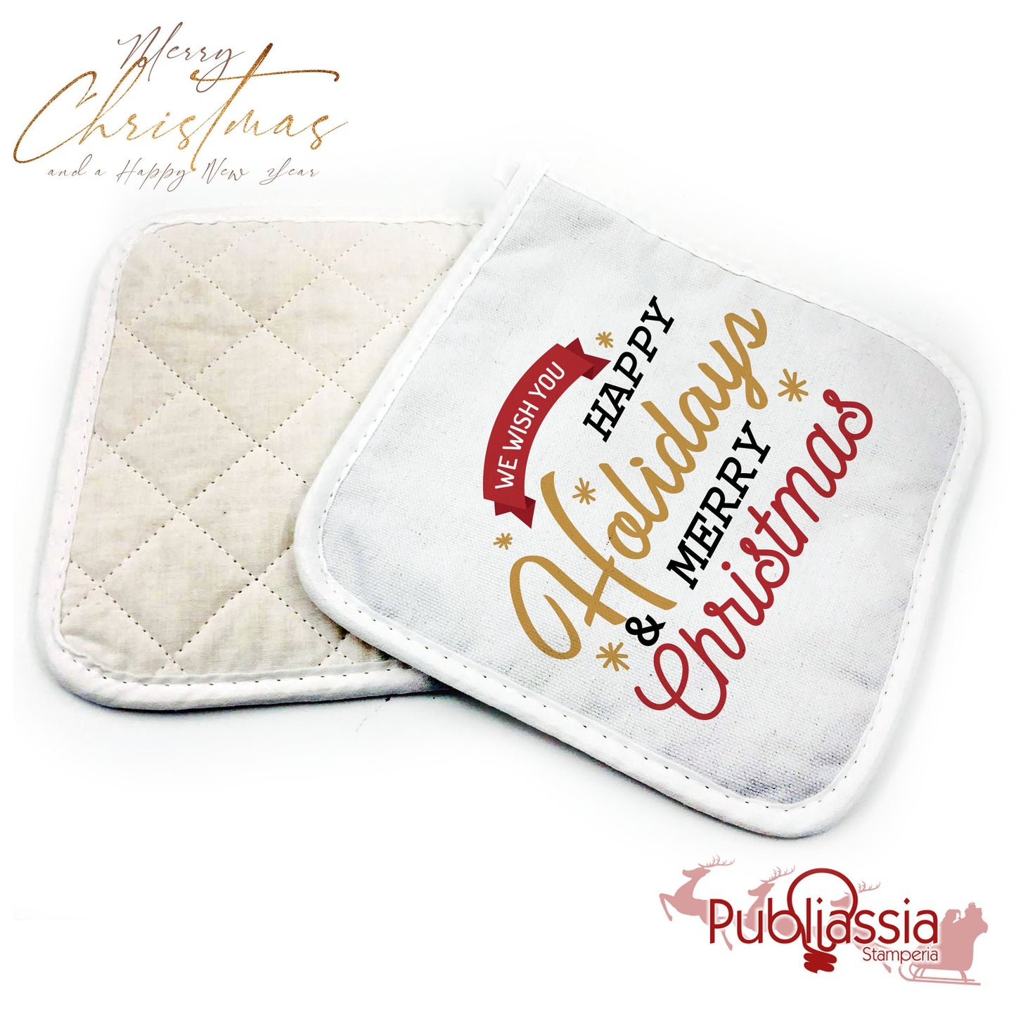 We wish you happy holidays & merry Christmas - Presina da cucina