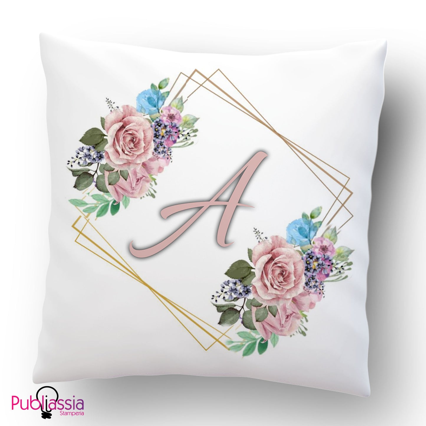 Cuscino personalizzato con iniziale