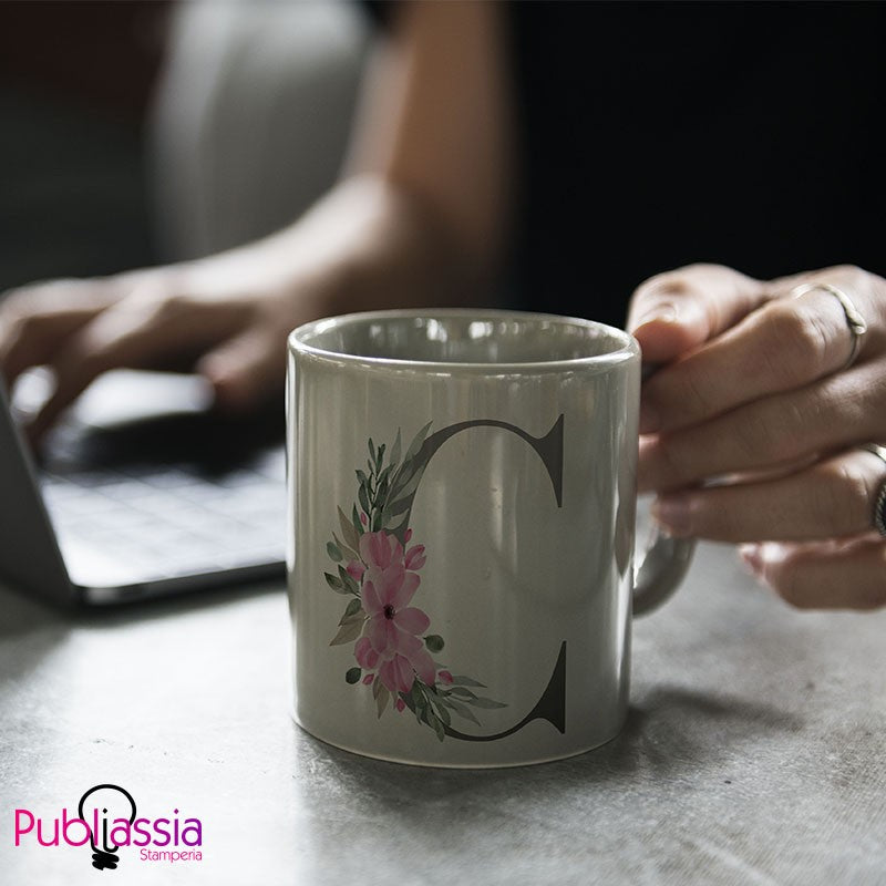 Tazza personalizzata con iniziale