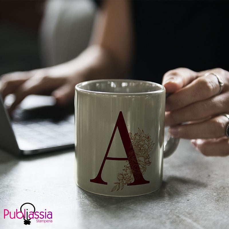Tazza personalizzata con iniziale