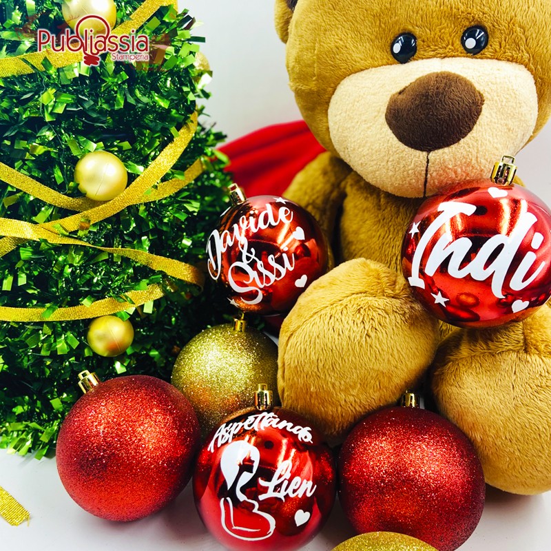 Pallina di Natale personalizzata con nome - Decorazioni di Natale