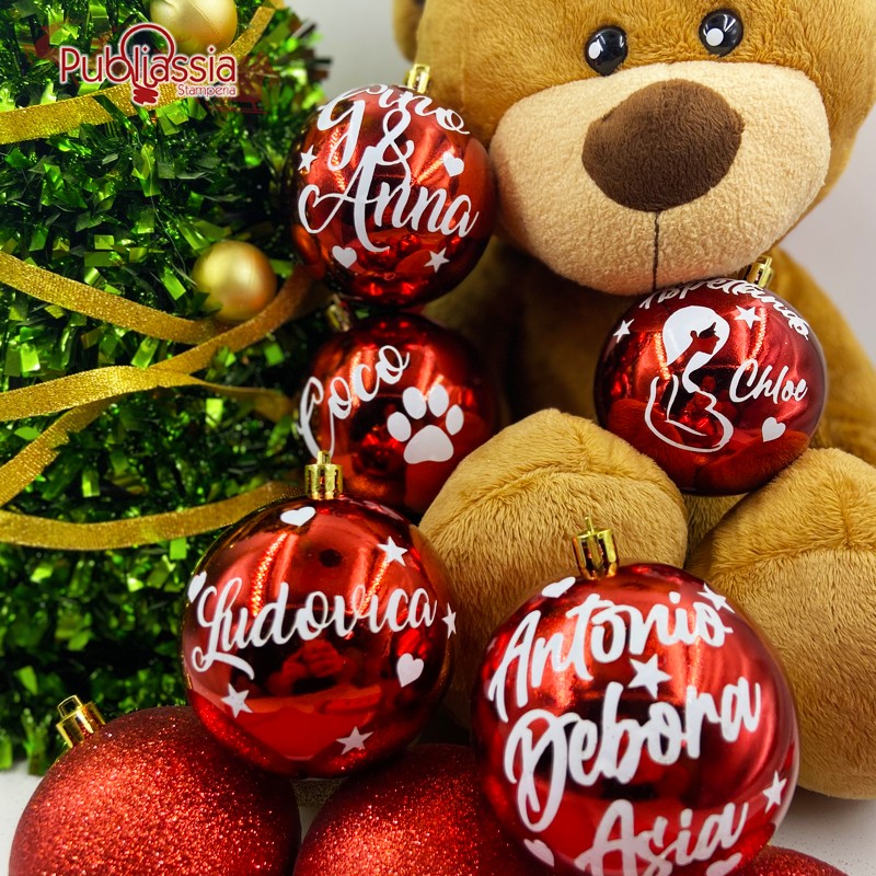 Pallina di Natale personalizzata con nome - Decorazioni di Natale