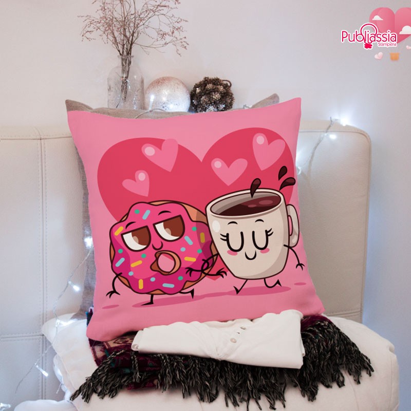 Coffee & Donuts - Cuscino personalizzato