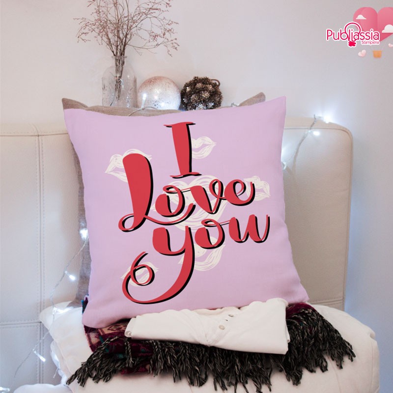 I love you - Cuscino personalizzato