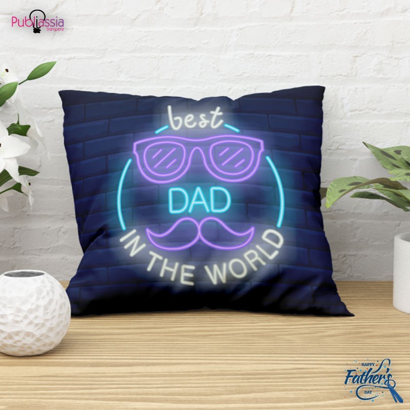 Best Dad in the world - Cuscino Festa del Papà