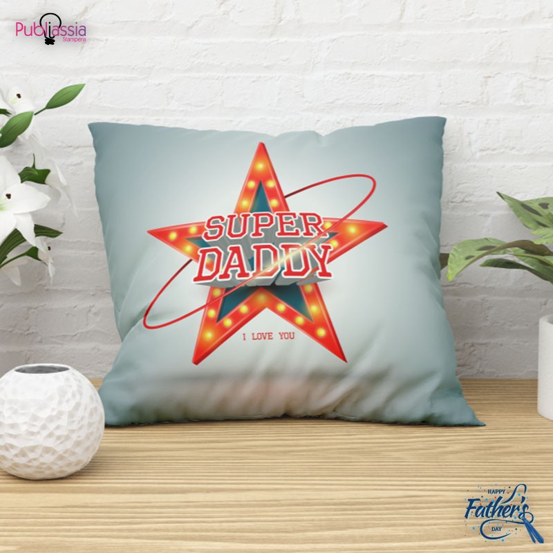 Super Daddy - Cuscino Festa del Papà