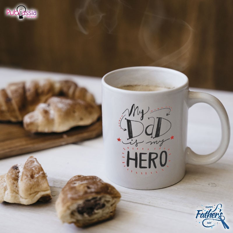 My Dad is my hero - Tazza Mug