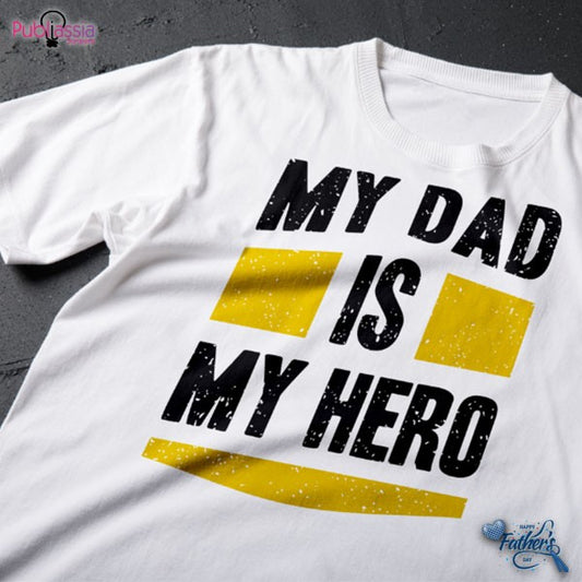 My Dad is my hero - T-shirt Festa del Papà
