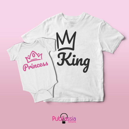 King & Princess - Festa del papà - T-shirt e body