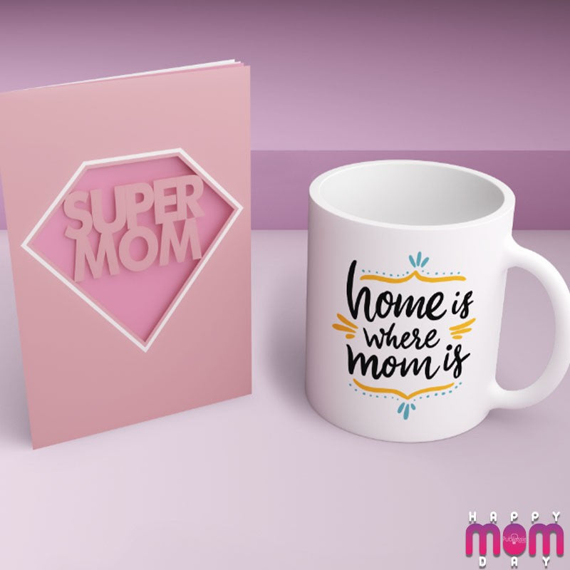 Home is where mom is - Tazza Mug Festa della Mamma
