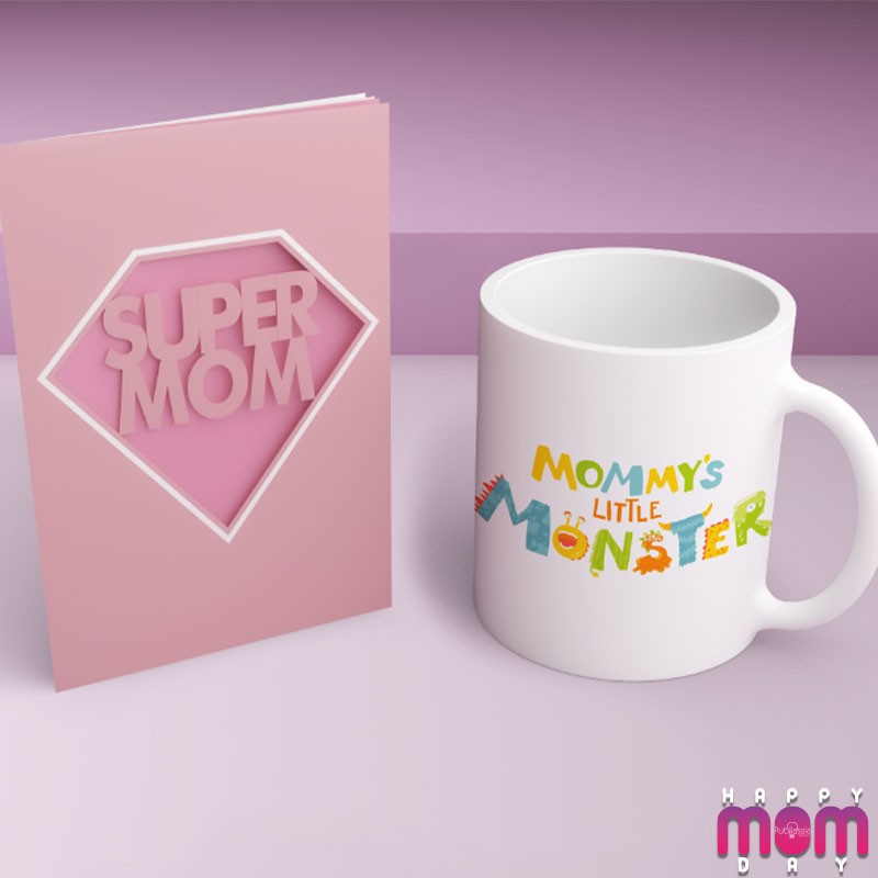 Mommy's little monster - Tazza Mug Festa della Mamma