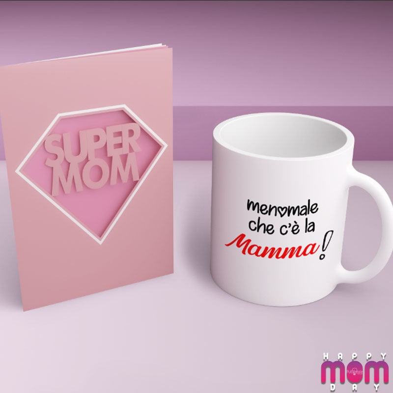 Menomale che c'è la mamma - Tazza Festa della mamma