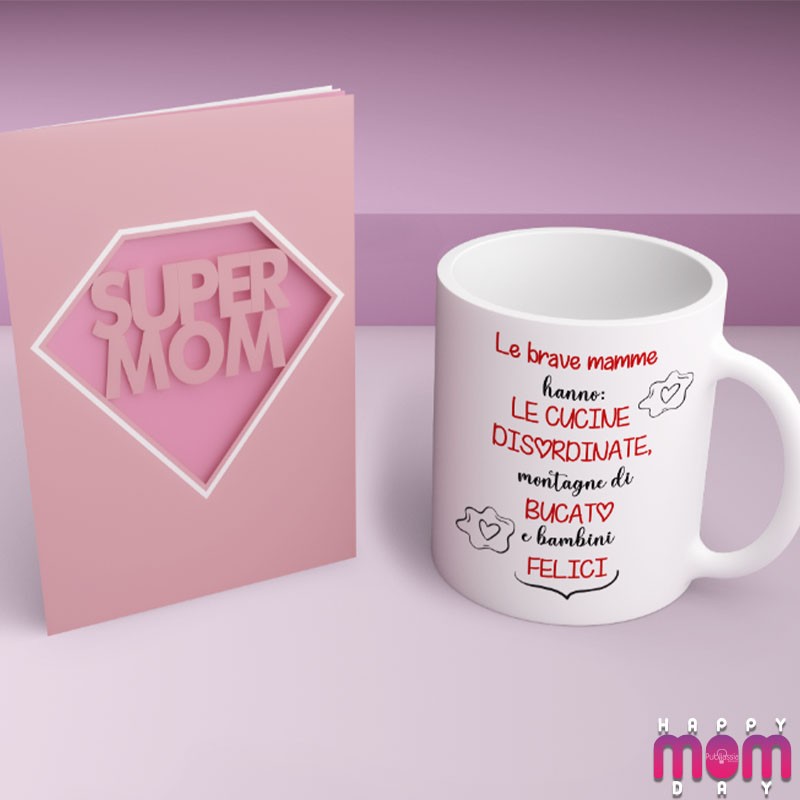 Le brave mamme hanno le cucine disordinate, montagne di bucato e bambini felici