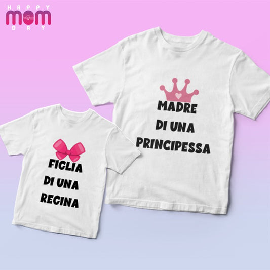 Mamma di una principessa - Coppia t-shirt
