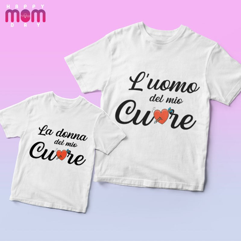 L'uomo del mio cuore - Coppia t-shirt
