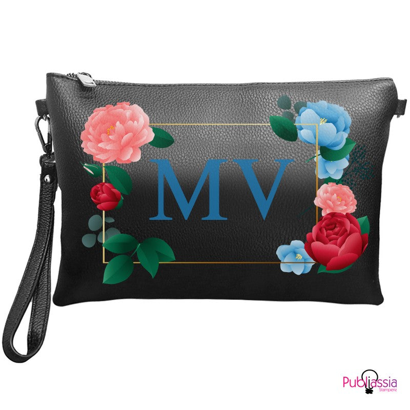 Pochette Ecopelle Personalizzata Con iniziali