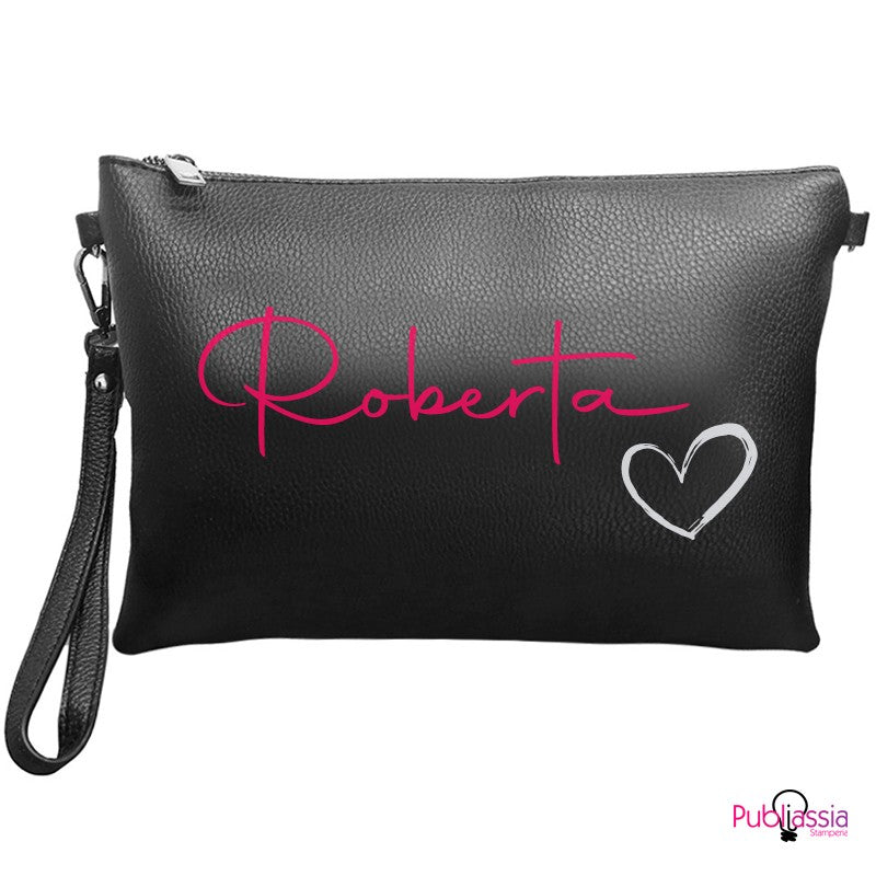 Pochette Ecopelle Personalizzata Con nome