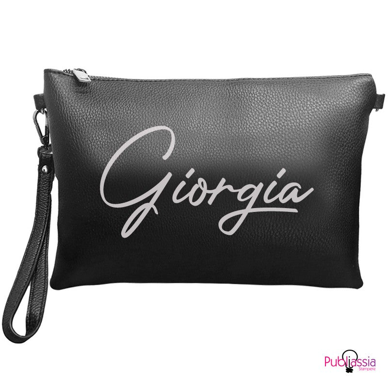 Pochette Ecopelle Personalizzata Con nome