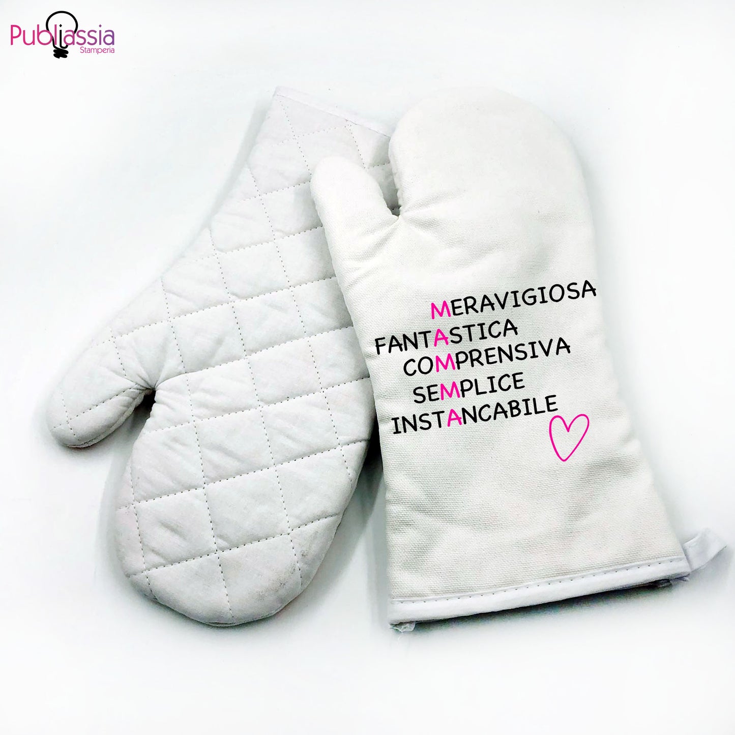 Guanto da cucina personalizzato Festa della Mamma