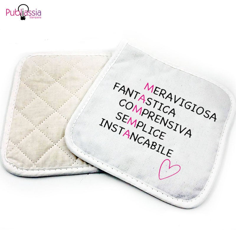 Presina da cucina personalizzata Festa della Mamma