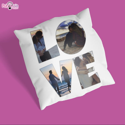 Love - Cuscino Personalizzato Con Foto