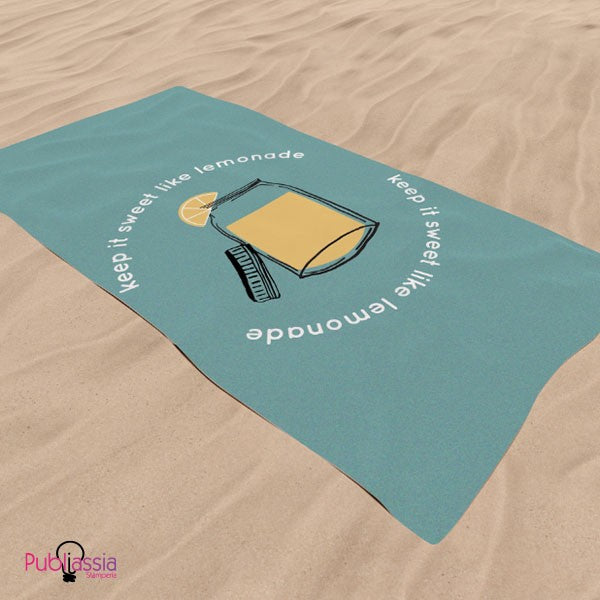 Keep it Sweet Like Lemonade - Telo Mare Personalizzato