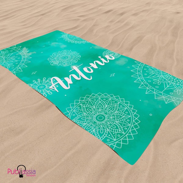 Mandala - Telo Mare Personalizzato con nome