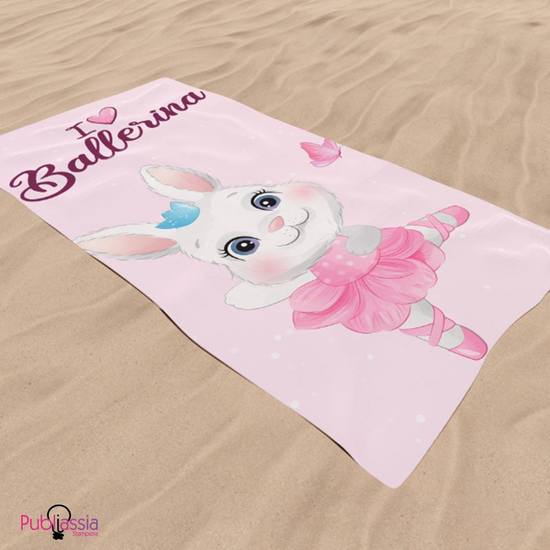 Ballerina - Telo Mare Personalizzato