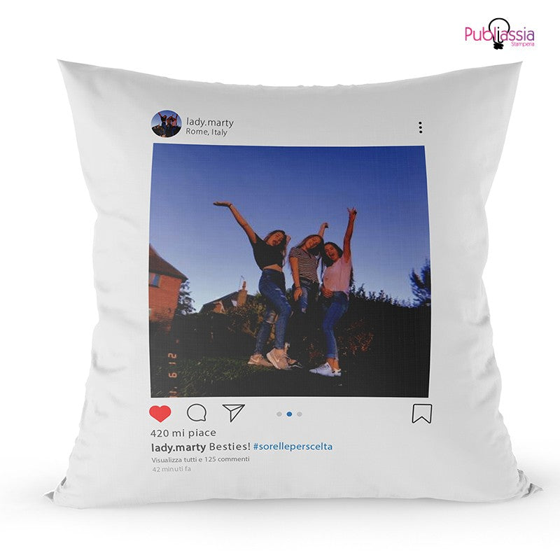 Instagram Photo - Cuscino personalizzato
