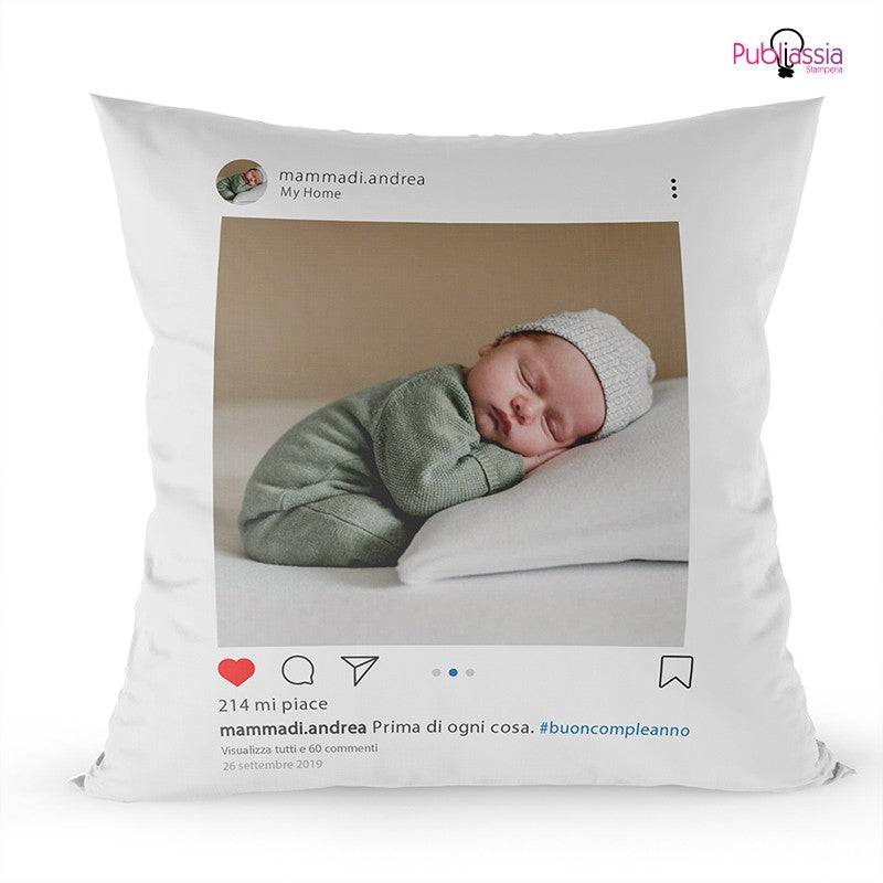 Instagram Photo - Cuscino personalizzato