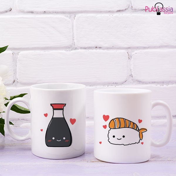 Sushi & Soia - Coppia tazze Mug
