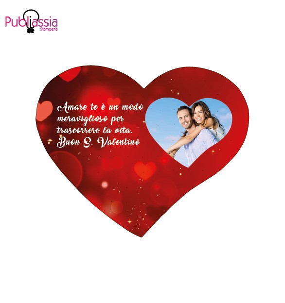 In Love Puzzle A Cuore Personalizzato Con Foto e Frase