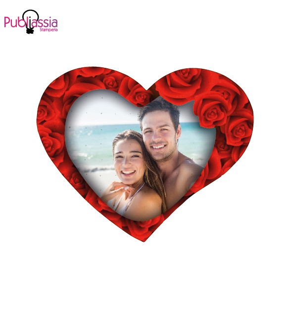 Happy Valentine's Day - Puzzle A Cuore Personalizzato Con Foto