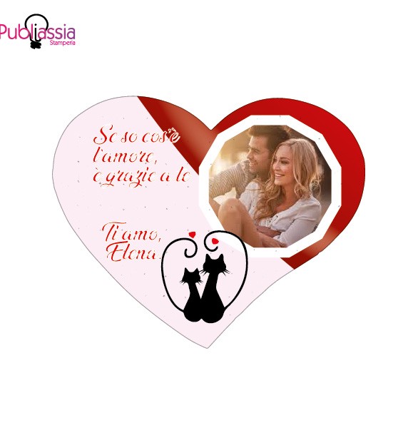 copy of In Love Puzzle A Cuore Personalizzato Con Foto e Frase