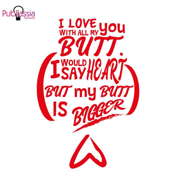 My Big Love - Sacchetto - Idea Regalo San Valentino