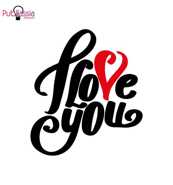 I Love You - Sacchetto - Idea Regalo San Valentino