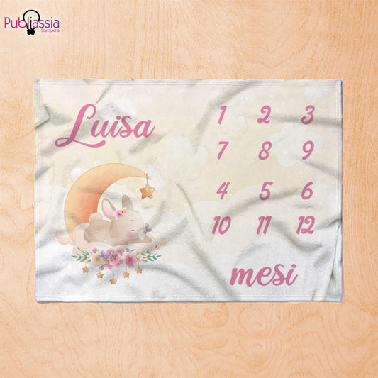 My life - Plaid in pile personalizzato con nome