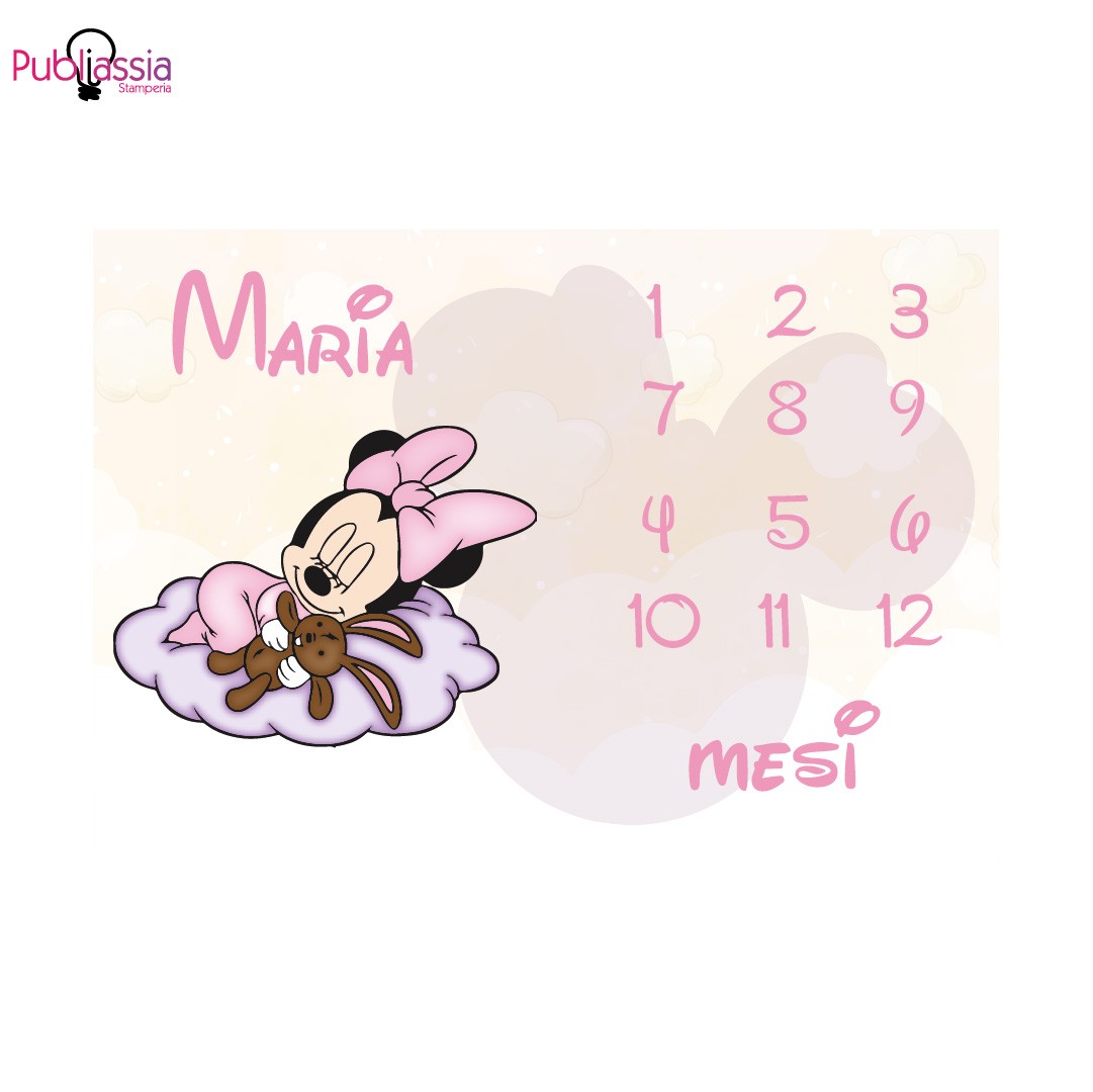 My World - Plaid in pile personalizzato con nome