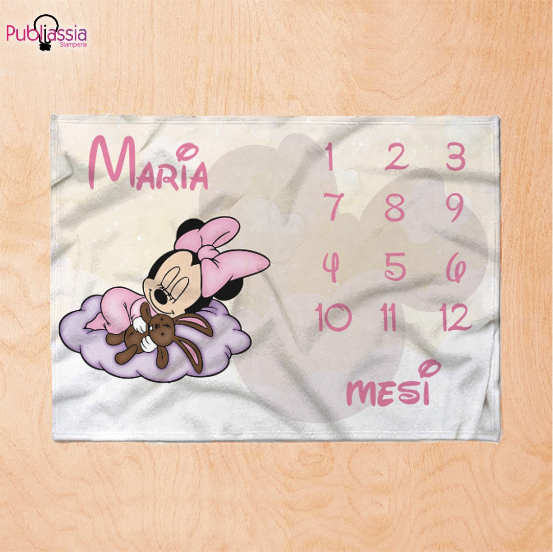 My World - Plaid in pile personalizzato con nome