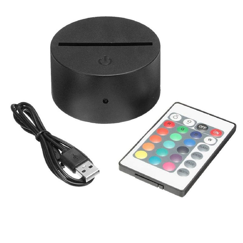 Pallone da calcio - Lampada Led RGB - plexiglass