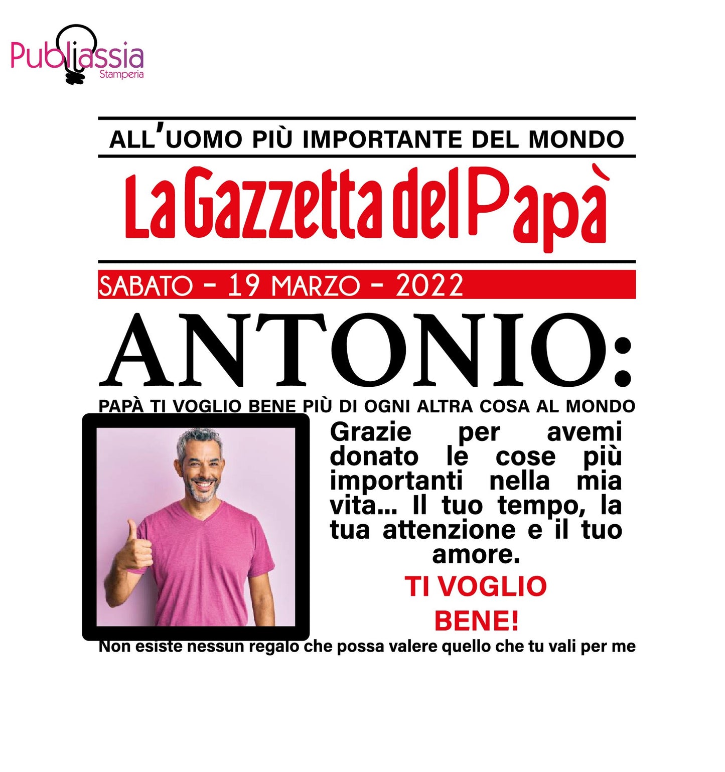 La gazzetta del papà - Cuscino