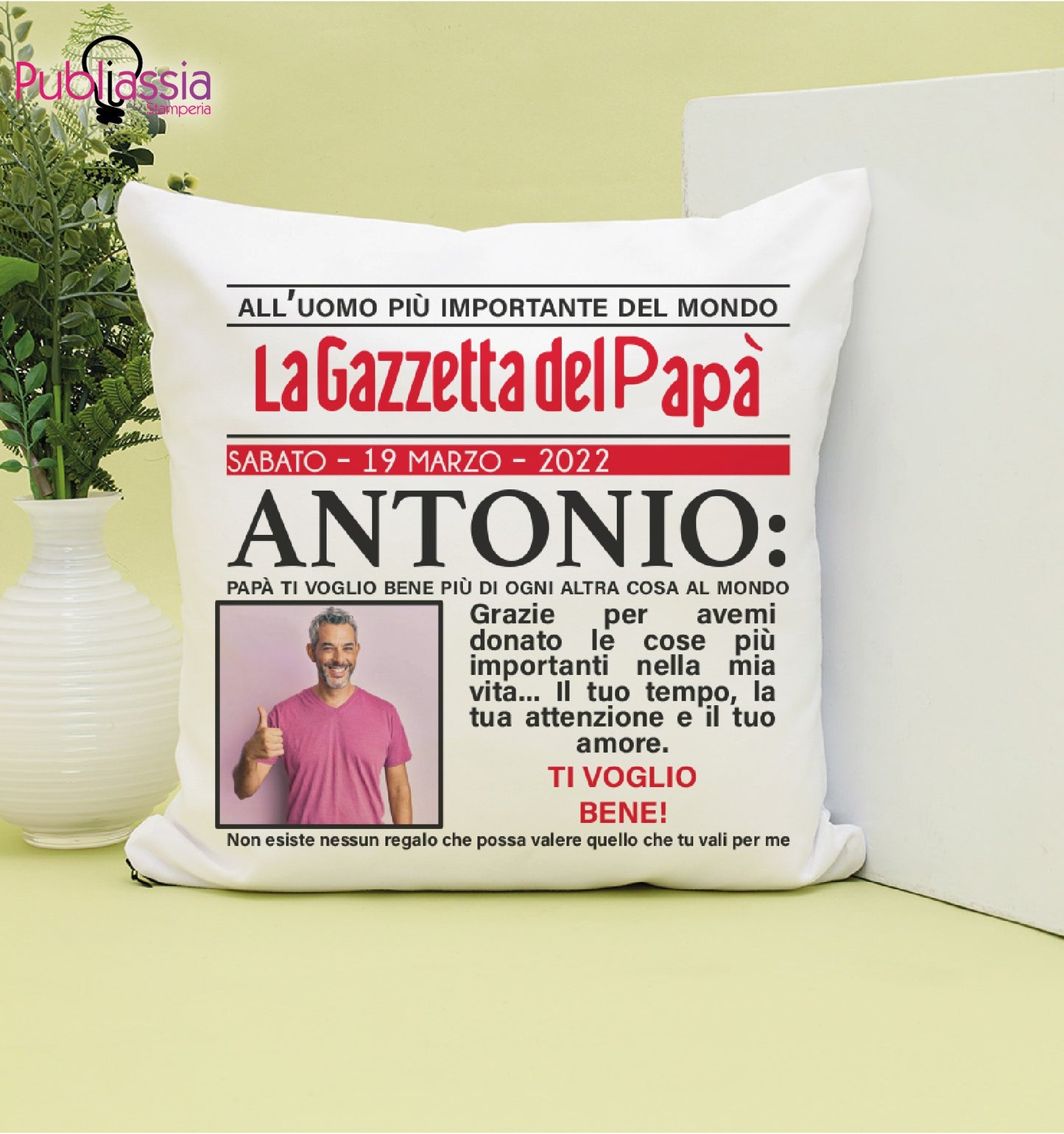 La gazzetta del papà - Cuscino