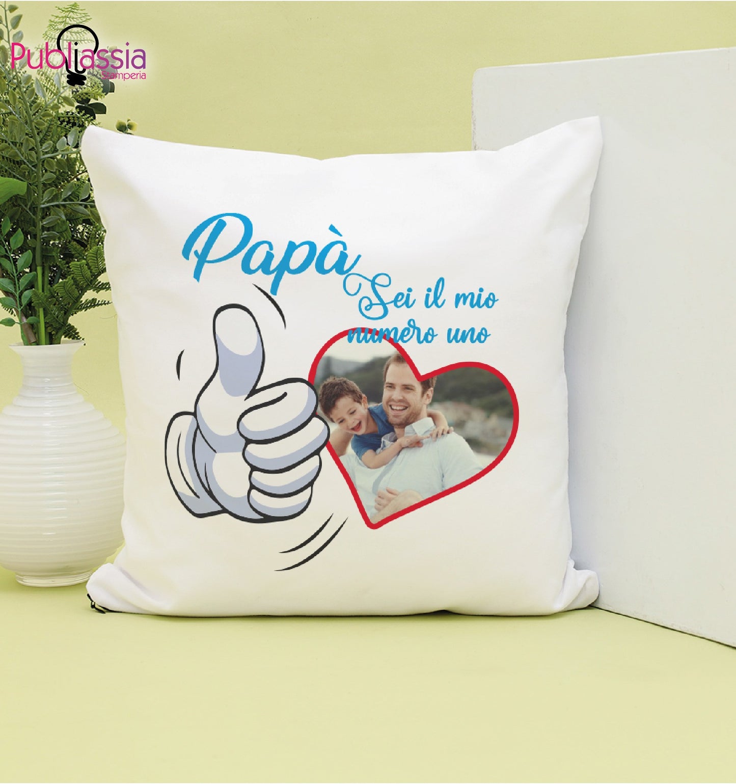 Papà sei il numero uno - Cuscino