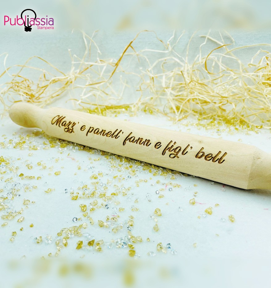 Mattarello da cucina personalizzato - idea regalo festa della mamma